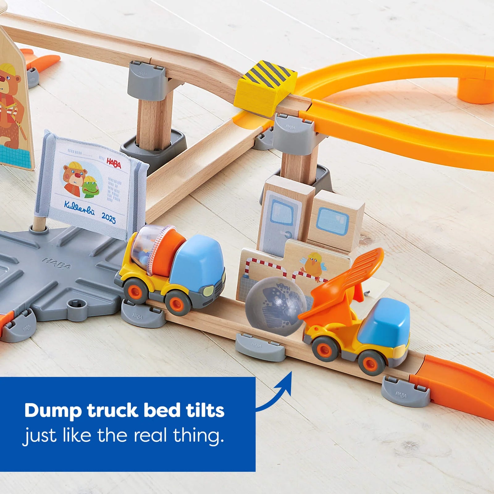 Haba Kullerbü Construction Zone Play Track Set