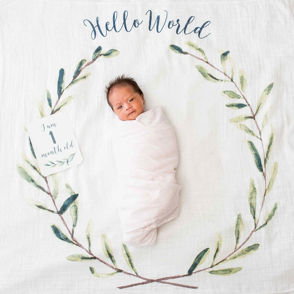 Baby’s First Years - Hello World, Muslin Blanket