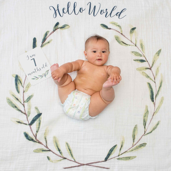 Baby’s First Years - Hello World, Muslin Blanket