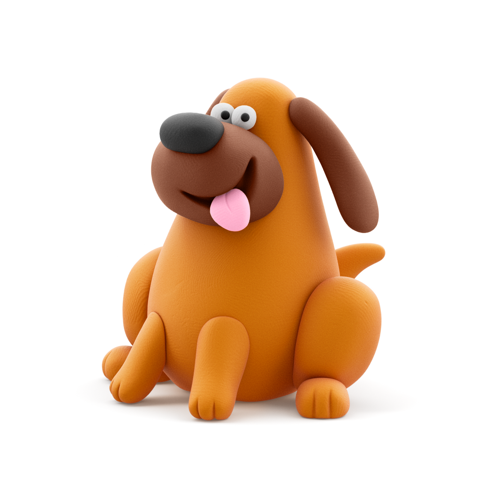 Fat Brain Toys Hey Clay Dog Buddies - 15 Can Modeling Air-Dry Clay