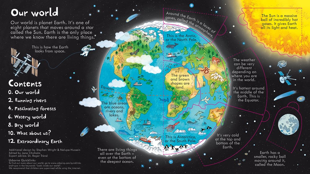 Lift-the-Flap Look Inside Our World