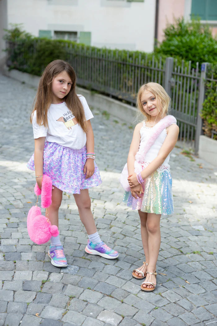 Great Pretenders Light Hearted Bestie Bag, Light Pink