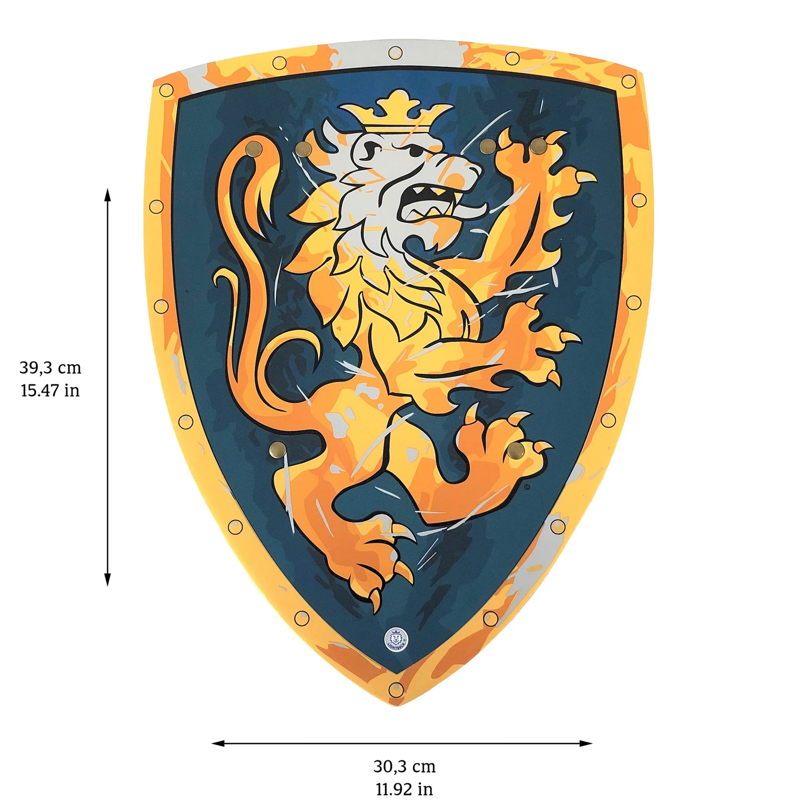 Liontouch Pretend-Play Foam Noble Knight Small Shield - Blue