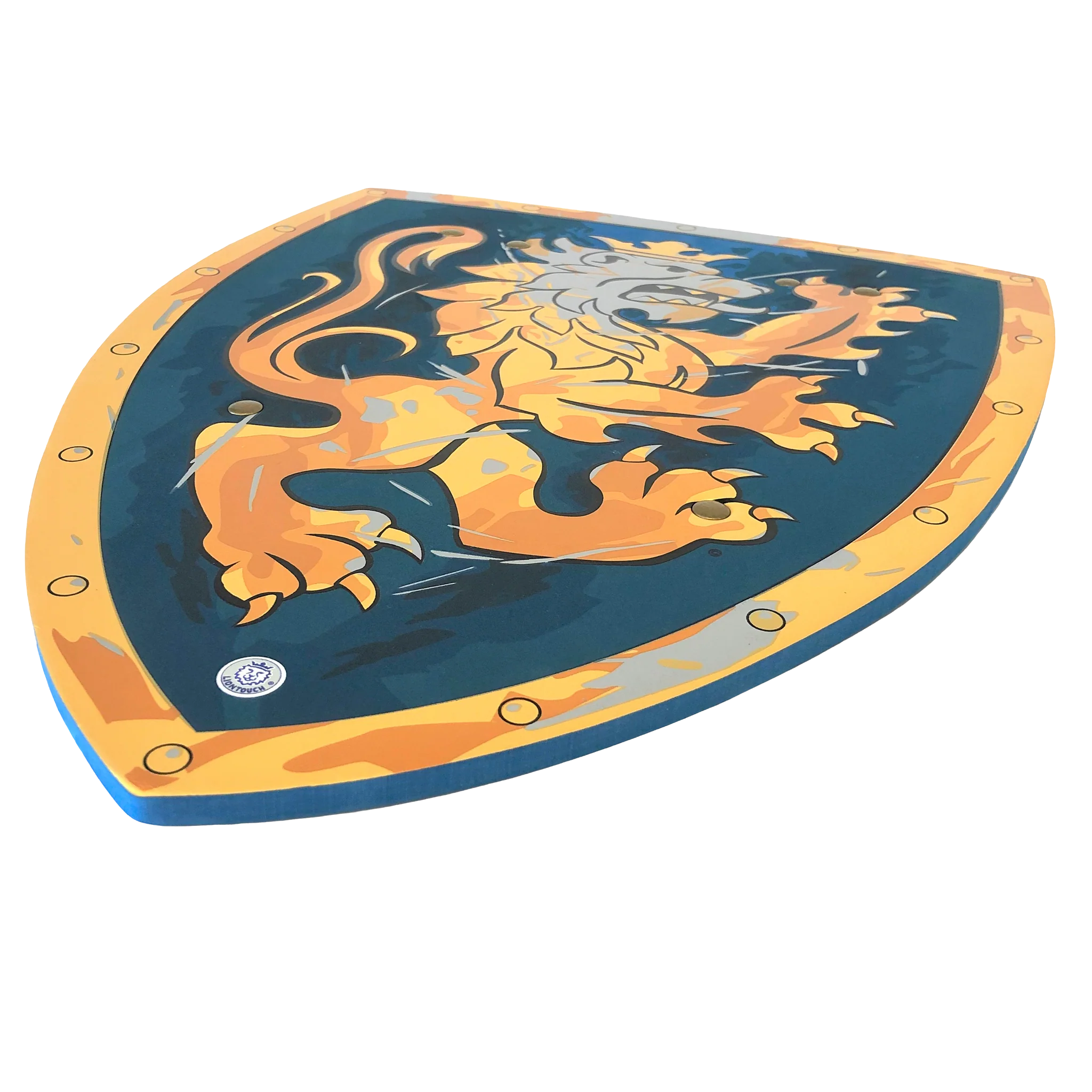 Play Shield Liontouch Pretend-Play Foam Noble Knight Small Shield - Blue – Kids 'N ...