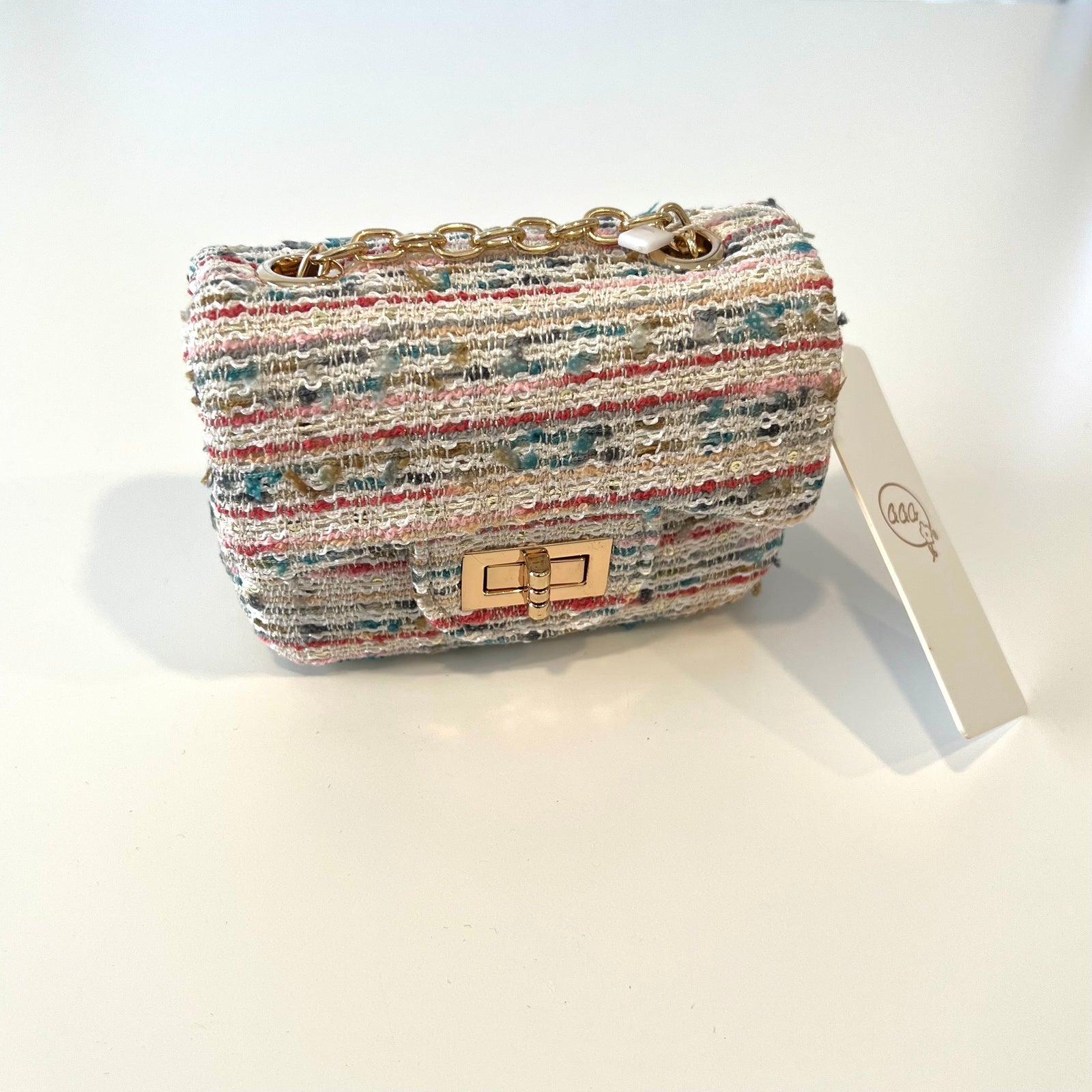 Ce Ce Co Little Lady Tweed Purse - Vintage Ivory