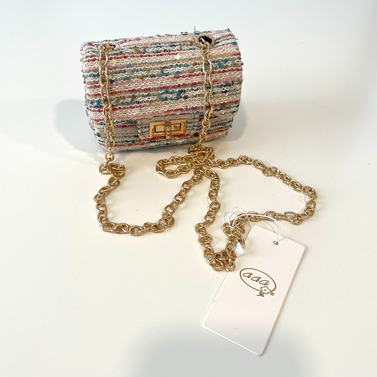 Ce Ce Co Little Lady Tweed Purse - Vintage Ivory