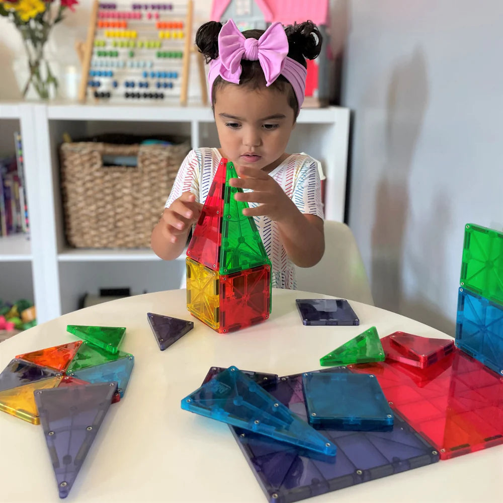 MAGNA-TILES® Clear Colors 32 Piece Set