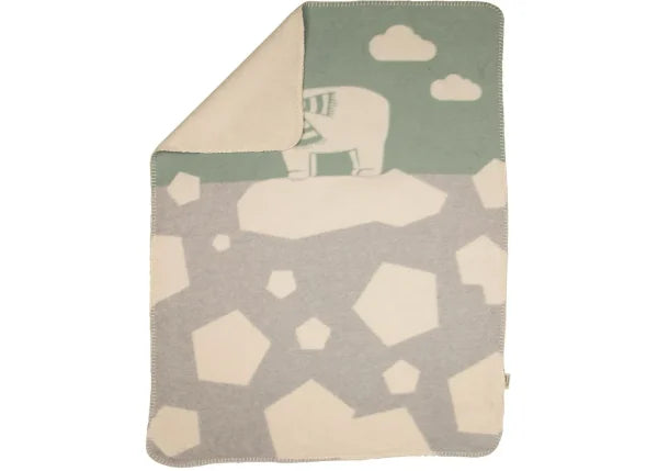 MILA Baby Blanket - Polar Bear on Floating Ice