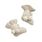 MIMI Frilled Alpaca Booties, Cloud