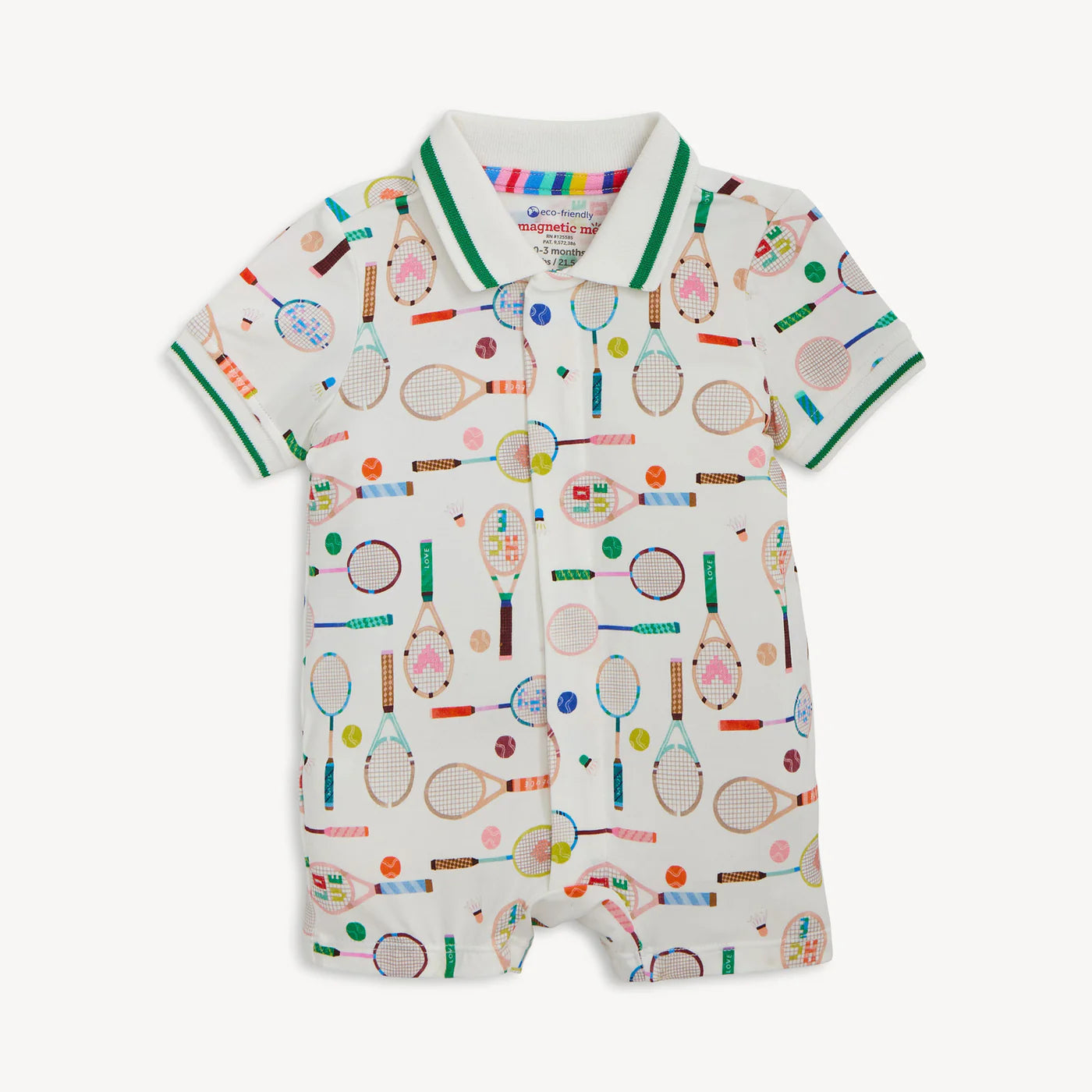 Magnetic Me Love All Modal Magnetic Polo Romper
