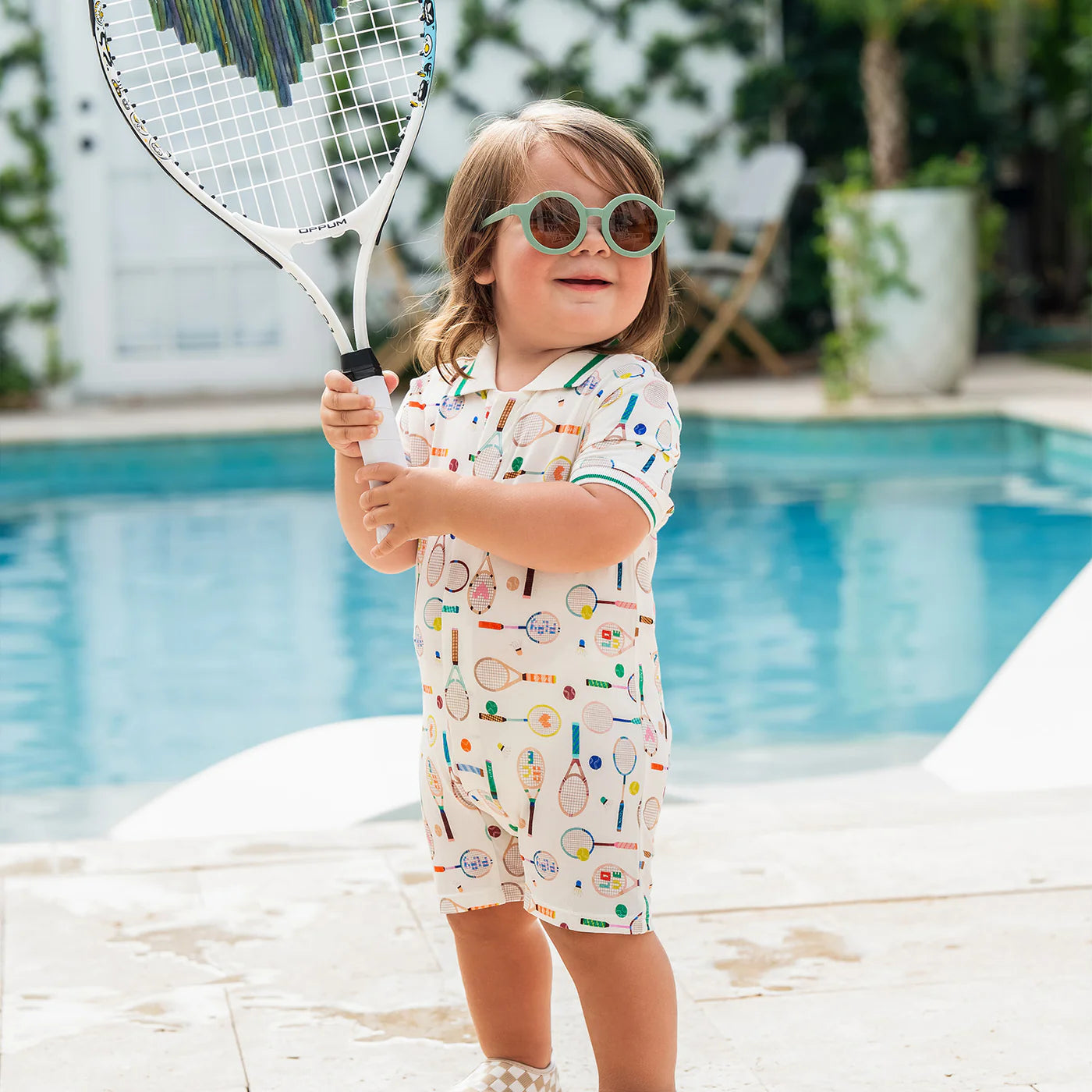 Magnetic Me Love All Modal Magnetic Polo Romper