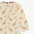 Magnetic Me Jolie Giraffe Organic Cotton Magnetic Footie, Cream