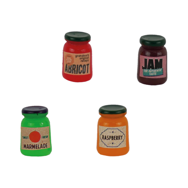 Minis - Jam Jars, 4 PCS