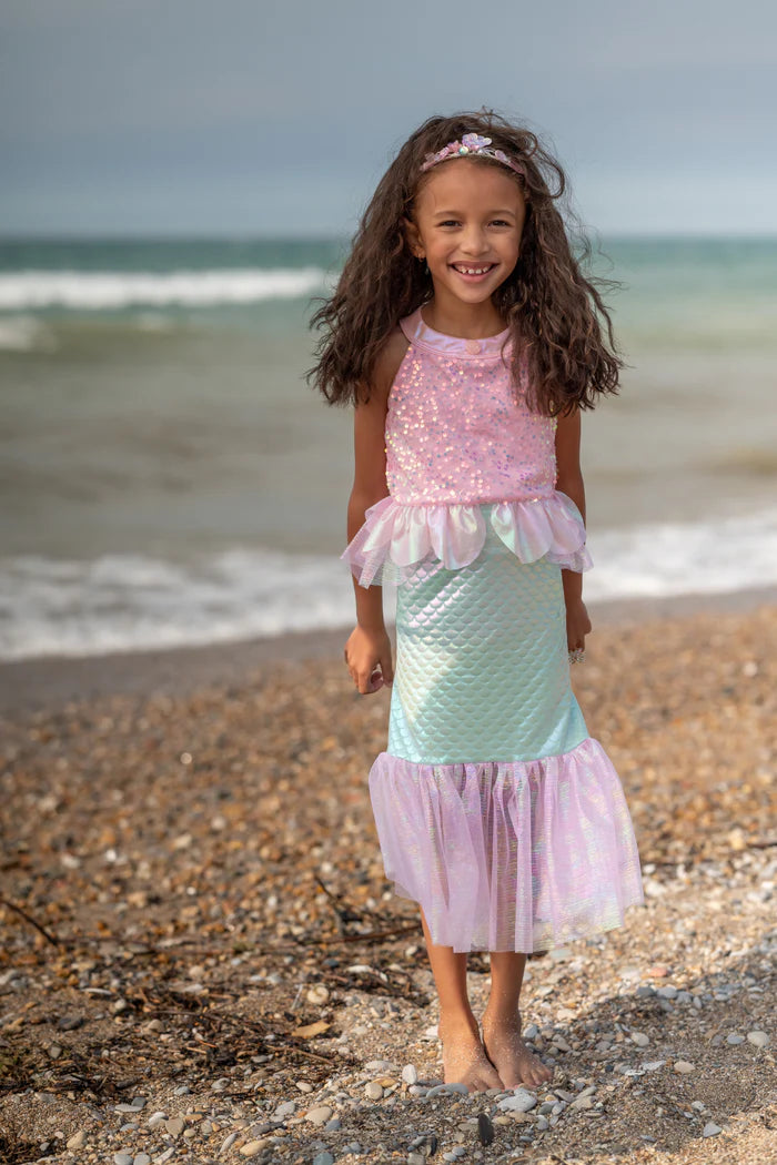 Great Pretenders Misty Mermaid Dress Pink/Mint