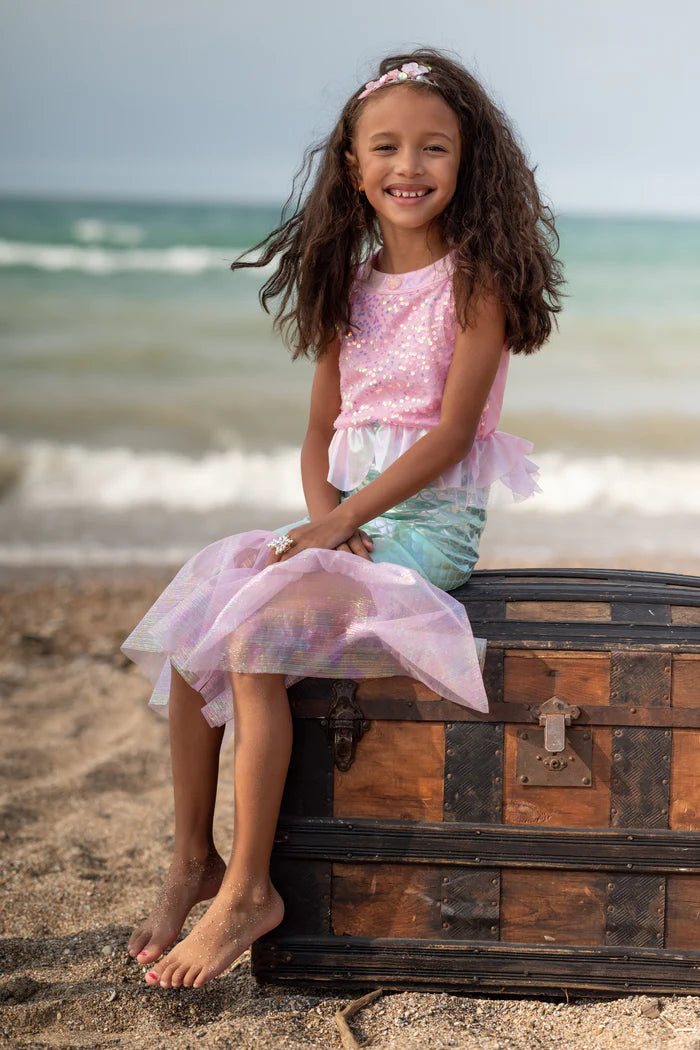 Great Pretenders Misty Mermaid Dress Pink/Mint