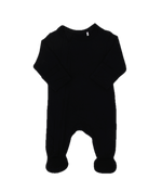 Modal Zipper Footie, Black
