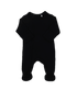 Modal Zipper Footie, Black
