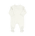 Modal Zipper Footie, Cream