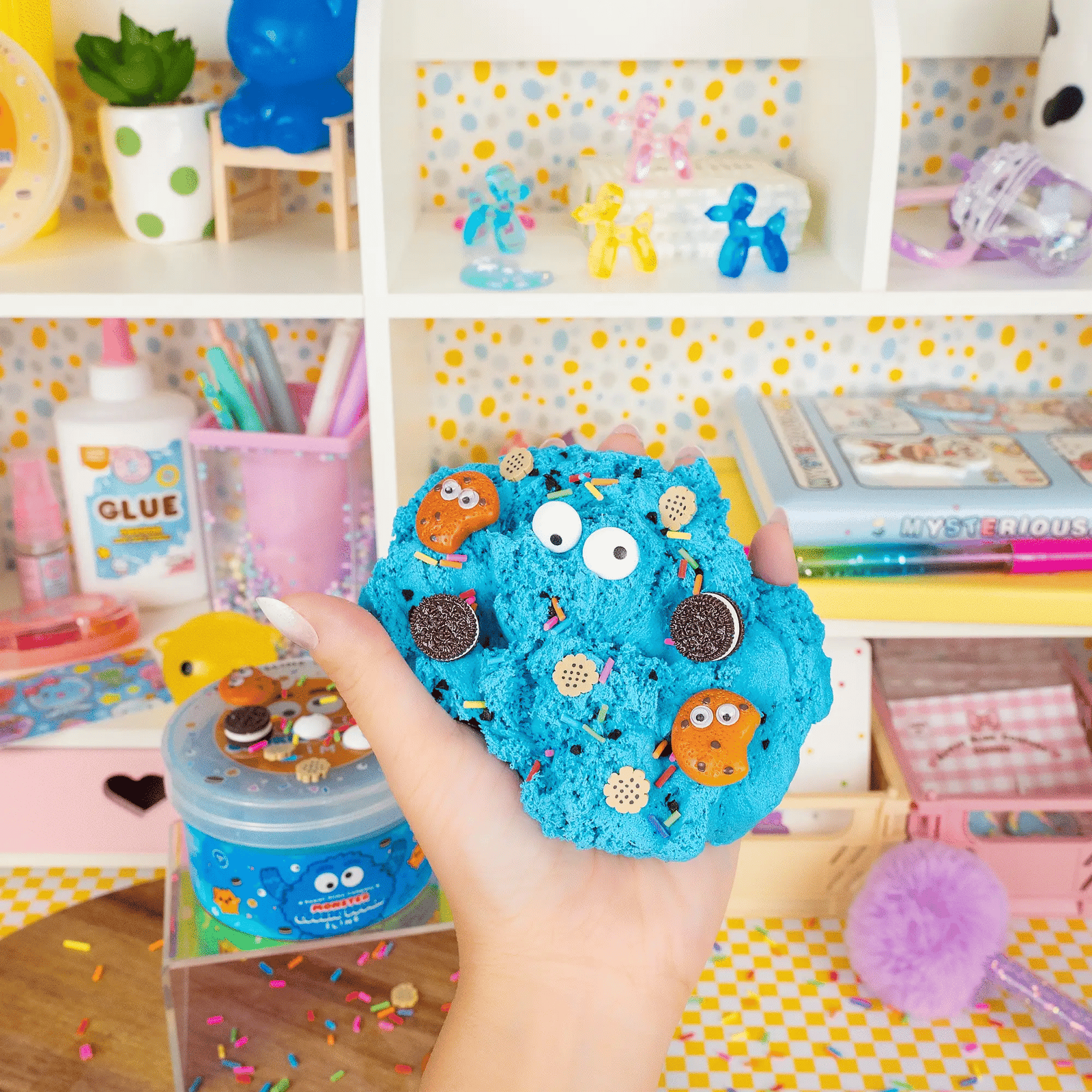 Monster Cookie Dough Slime