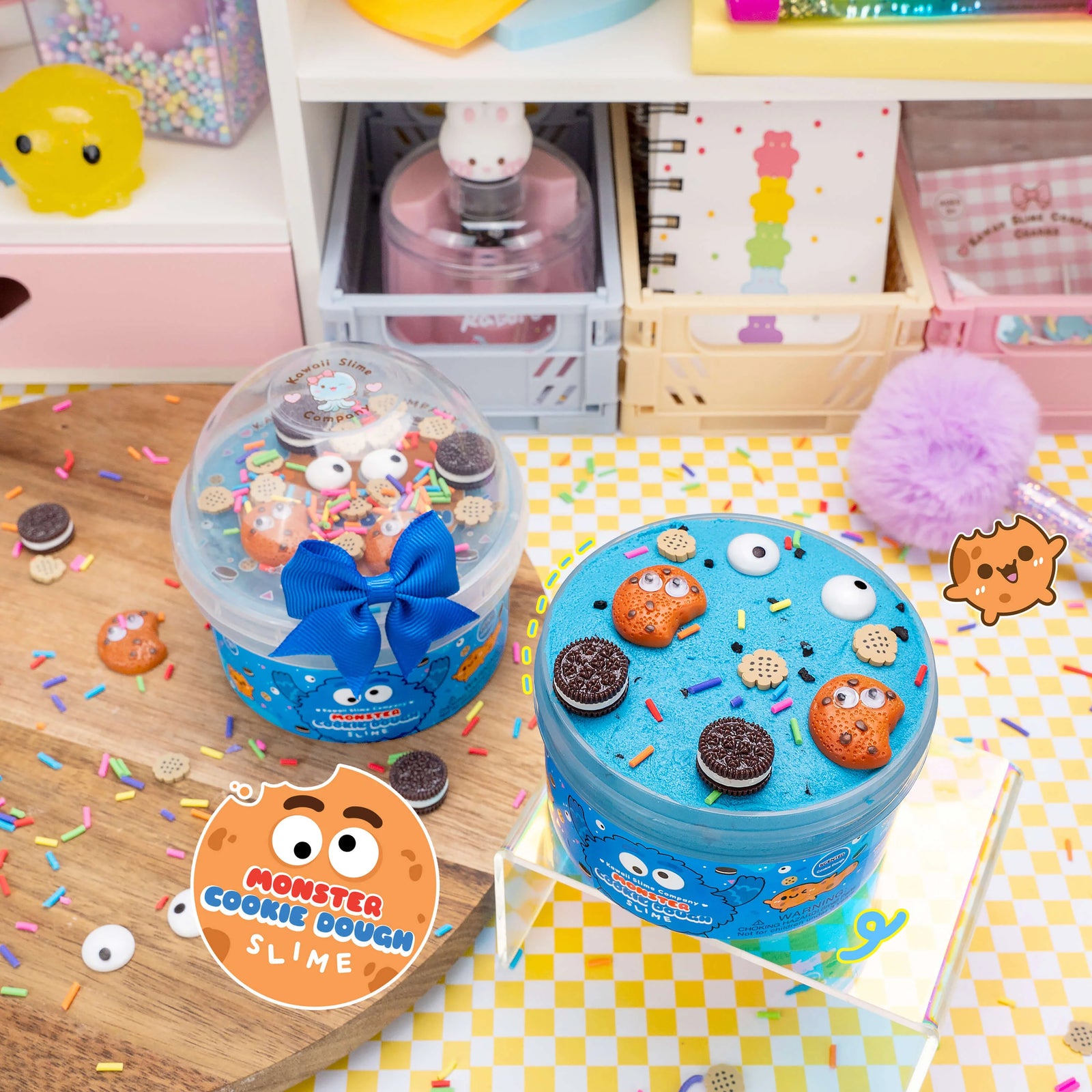 Monster Cookie Dough Slime