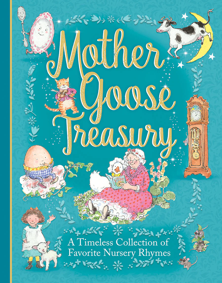 Mother Goose Treasury: A Beautiful Collection of Favorite Nursery Rhymes Book