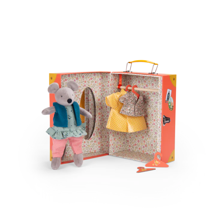 Moulin Roty Nini Little Wardrobe Suitcase - The Big Family