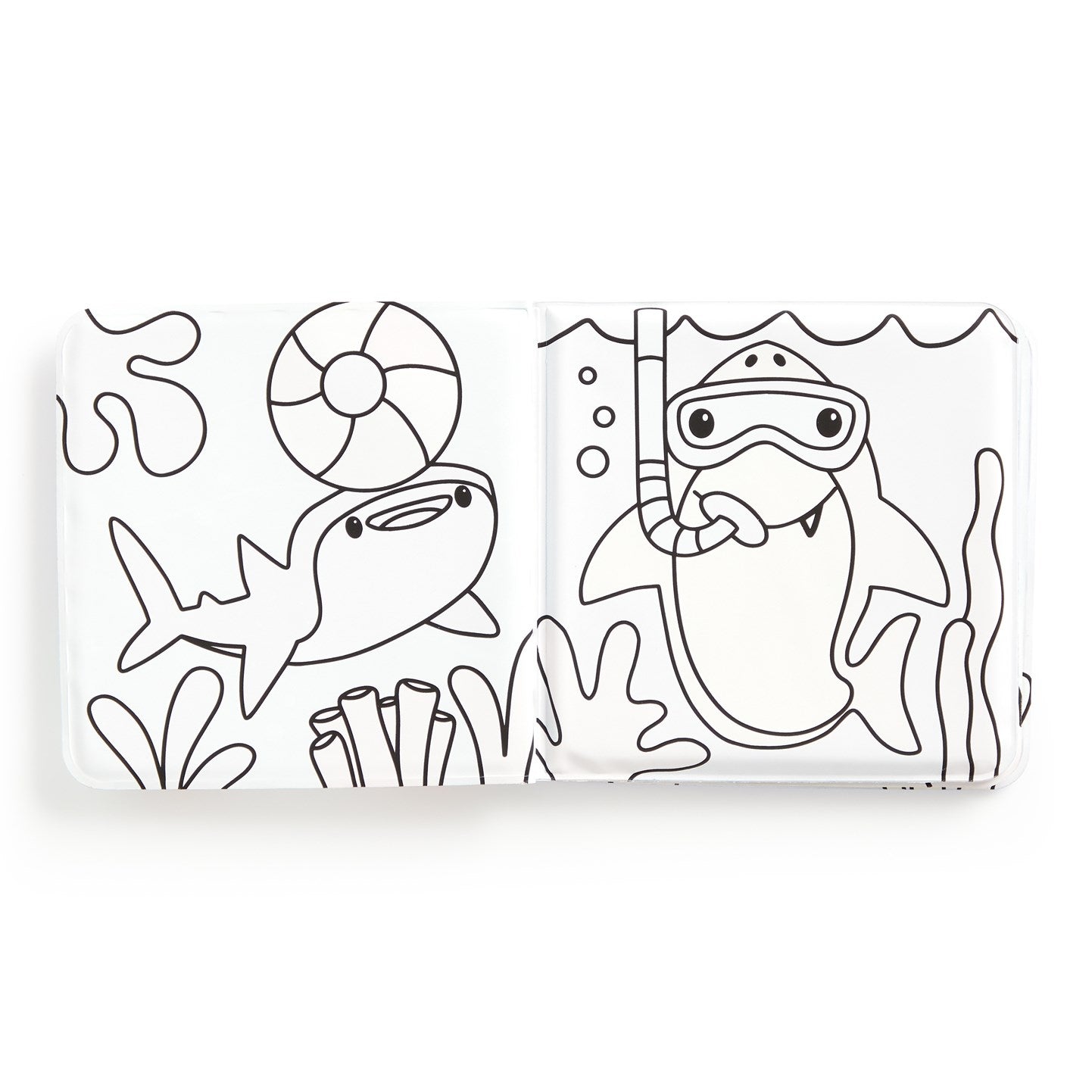Mudpuppy Shark Splash! Color Magic Bath Book