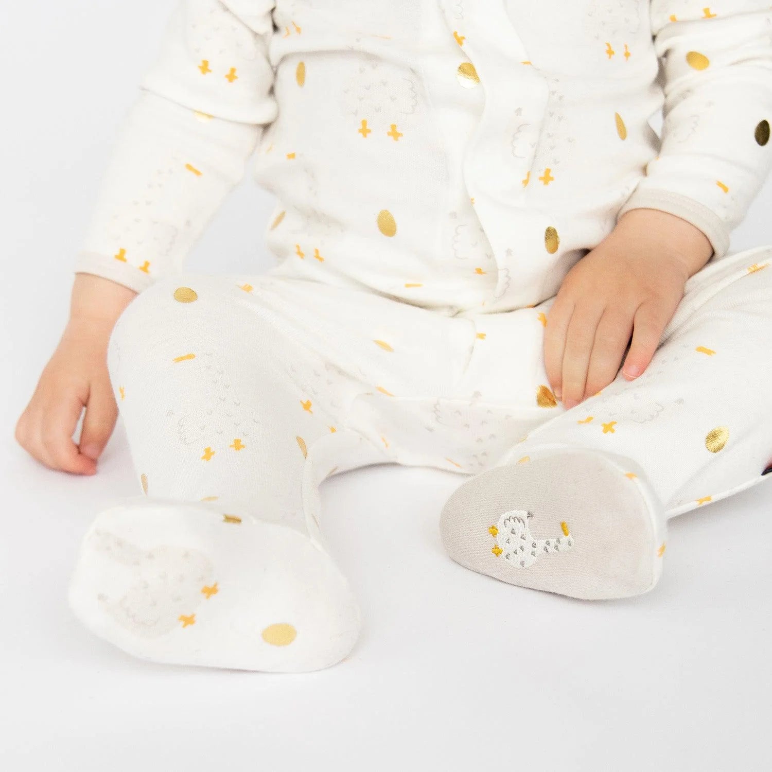 Mummy Goose Organic Cotton Magnetic Footie