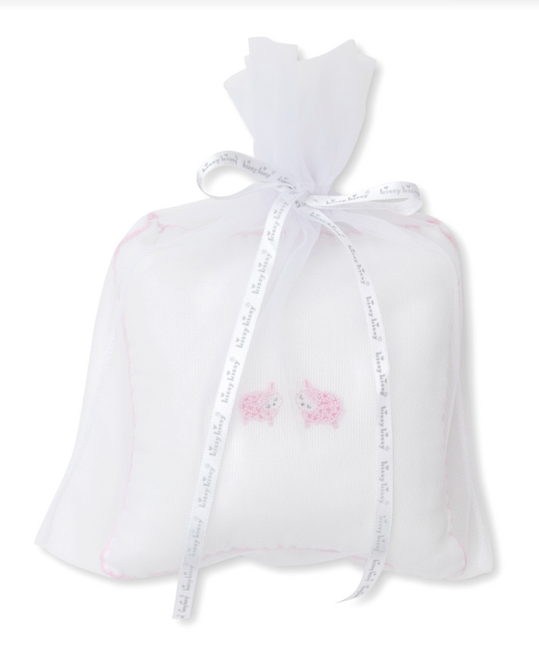 Musical Pillow with Tulle Bag, SCE Fleecy Sheep, Pink