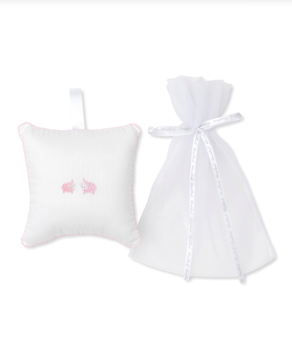 Musical Pillow with Tulle Bag, SCE Fleecy Sheep, Pink