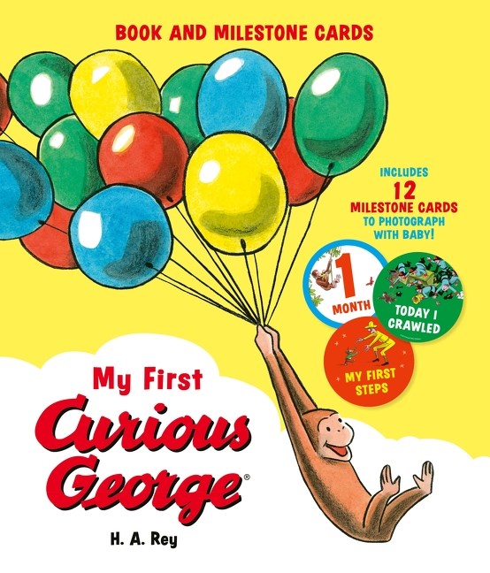 Harper Collins My First Curious George (Book and Milestone Cards)
