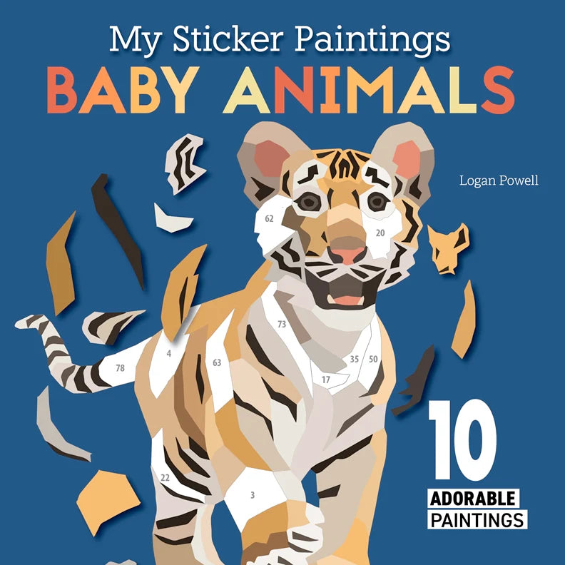 Fox Chapel Publishing My Sticker Paintings: Baby Animals