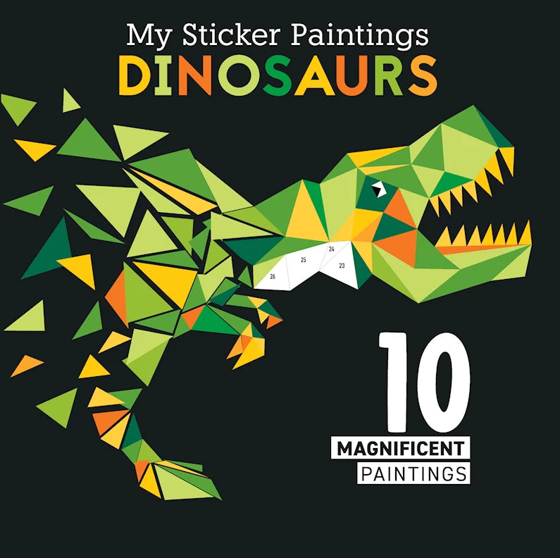 Fox Chapel Publishing My Sticker Paintings: Dinosaurs