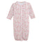 Baby Club Chic Velvet Petals Printed Pima Convertible Gown