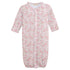 Baby Club Chic Velvet Petals Printed Pima Convertible Gown