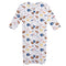 Baby Club Chic Game Day Printed Pima Convertible Gown