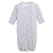 Baby Club Chic Tiny Soft Floral Printed Pima Convertible Gown