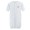 Baby Club Chic Sky Adventure Blue Convertible Gown with Piping Trim