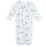 Baby Club Chic Light Blue Golf Convertible Gown