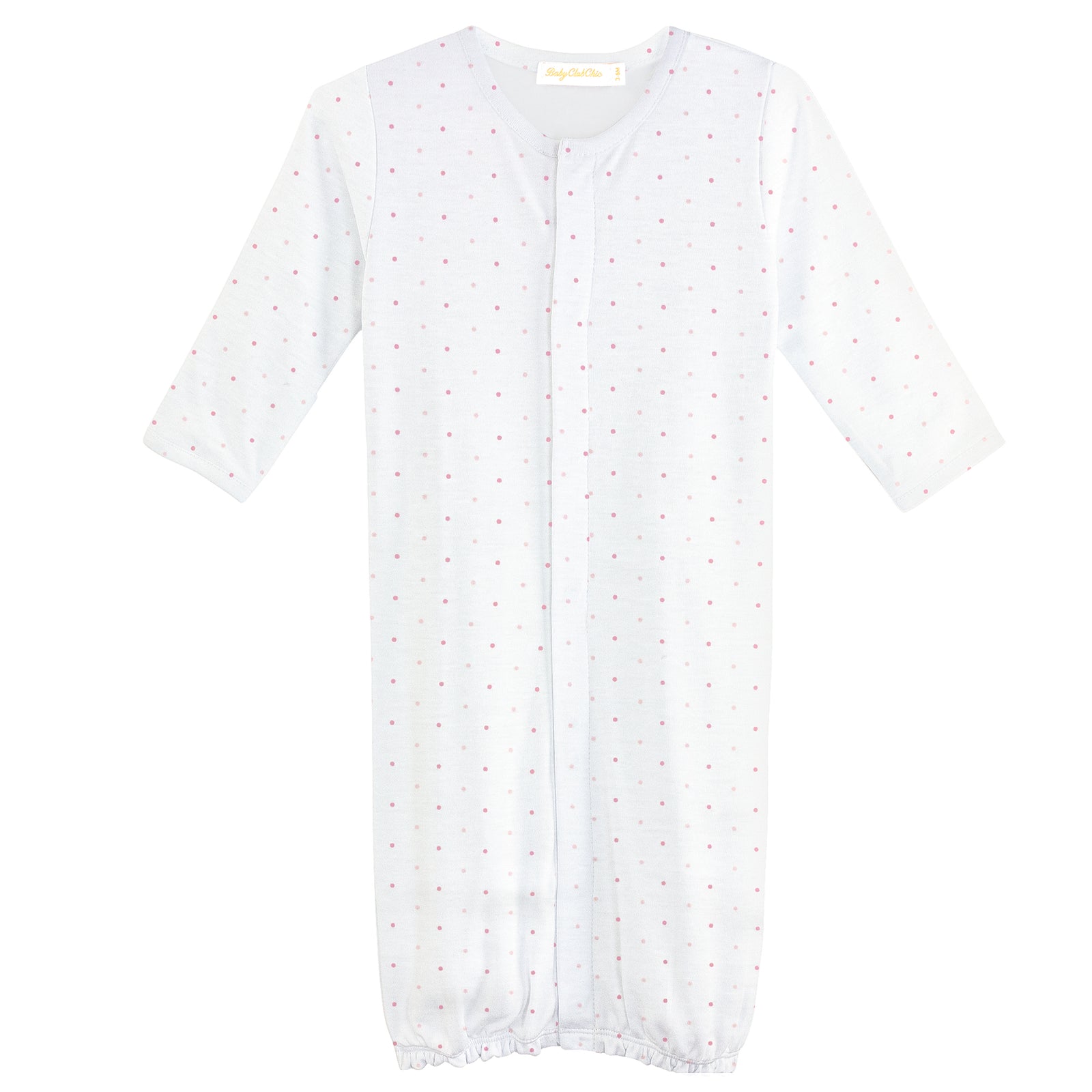 Pink Dots Printed Convertible Gown