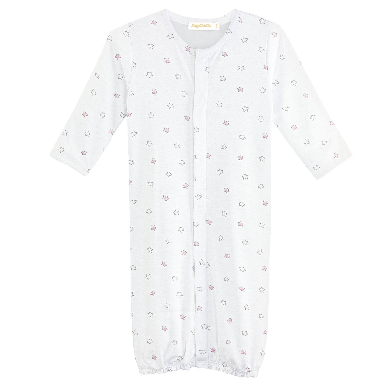 Pink Little Stars Printed Convertible Gown