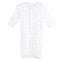 Blue Little Stars Printed Convertible Gown