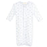 Blue Little Stars Printed Convertible Gown