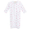 Tiny Baby Toys Printed Convertible Gown, Pink