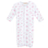 Tiny Baby Toys Printed Convertible Gown, Pink