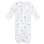 Baby Club Chic Up, Up and Away Printed Pima Convertible Gown
