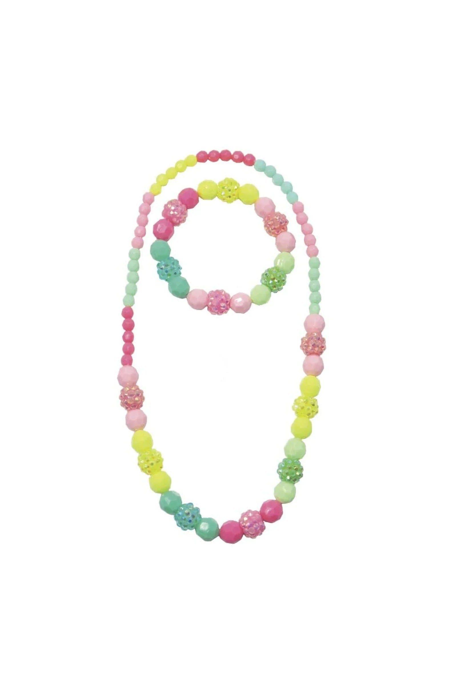 Great Pretenders Necklace & Bracelet Set - Vividly Vibrant