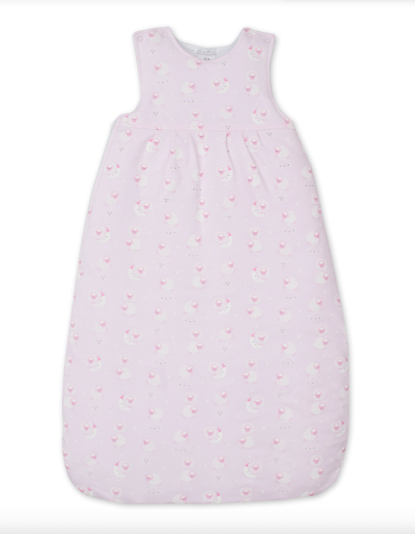 Kissy Kissy Night Night Lammies Snuggle Bag, Pink