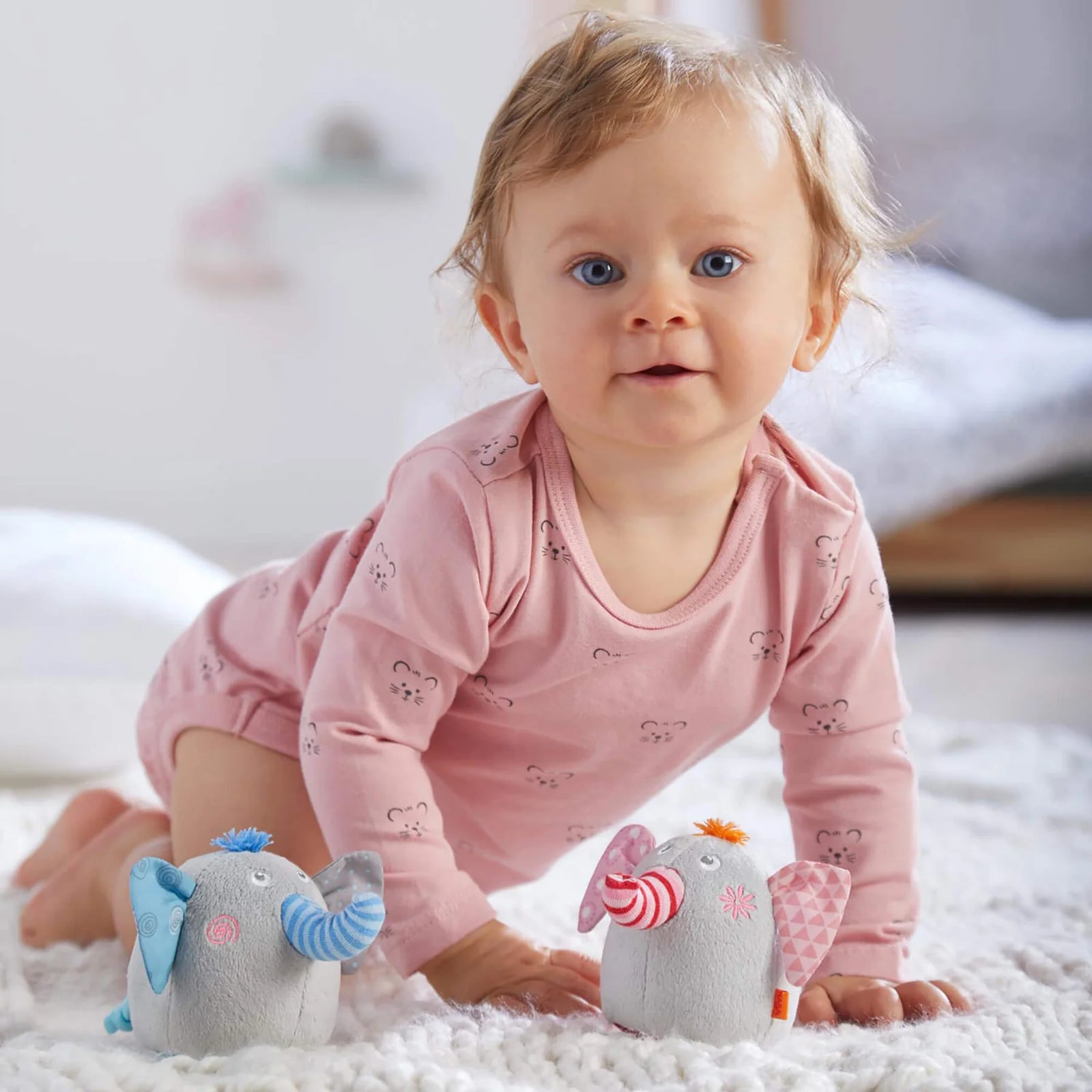 Haba Noah & Nelly Elephant Grasping Toy