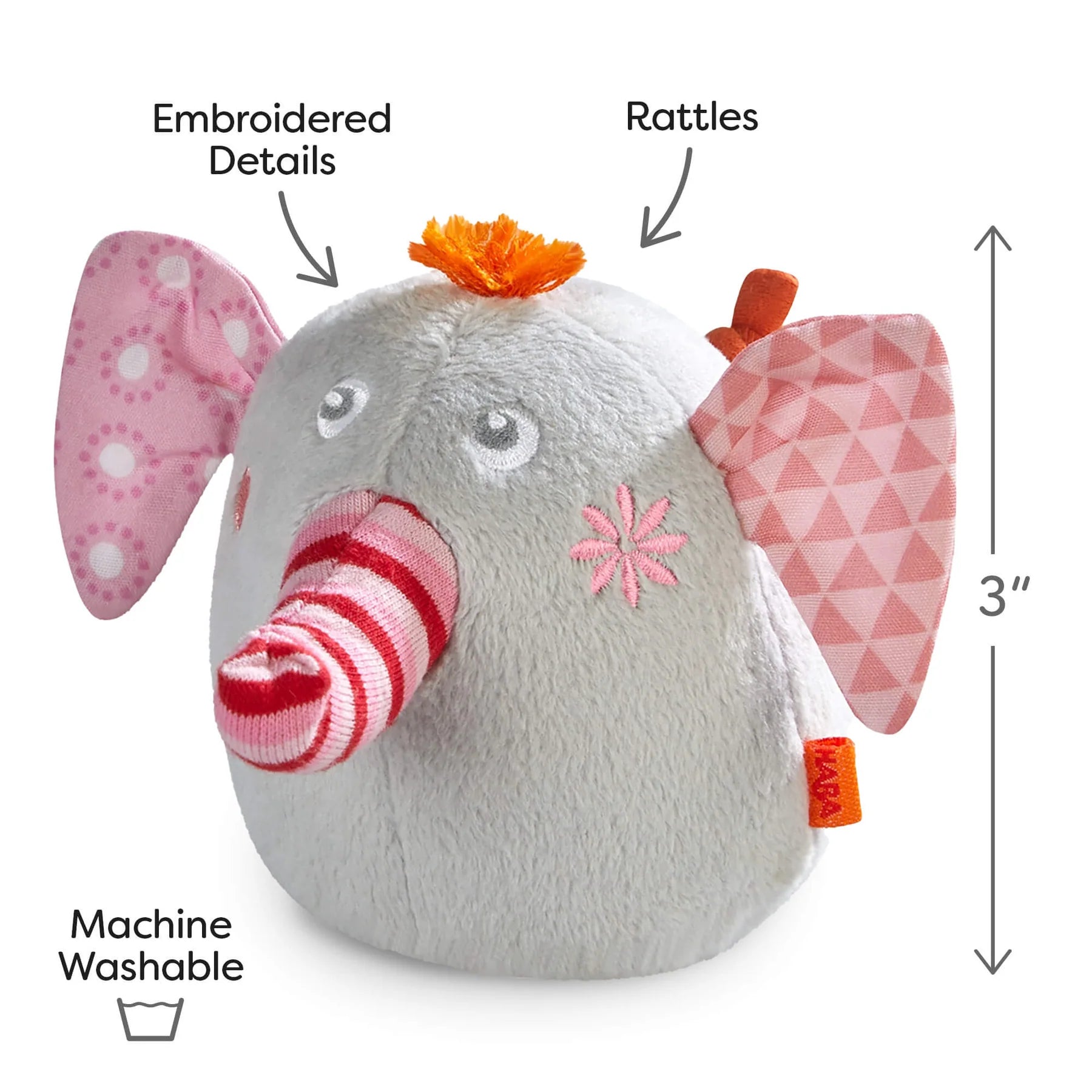 Haba Noah & Nelly Elephant Grasping Toy